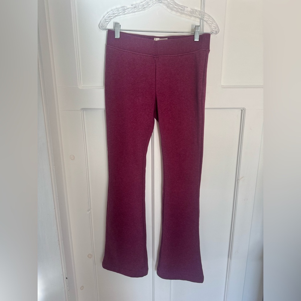 UGG Women's Burgundy Fleece Lined Sweat Pants